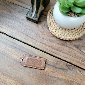 Coach vintage hang tag bag charm pendant